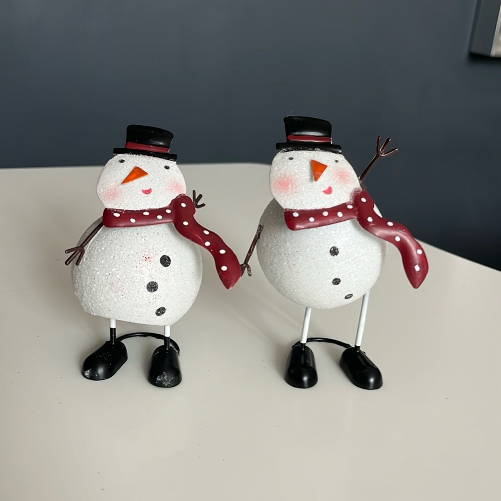 Snowman card holders